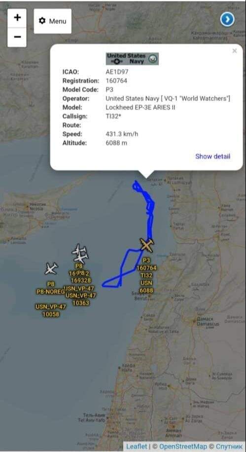 احتمال ارتباط گشت‌زنی4فروند هواپیمای جاسوسی آمریکابا انفجار بیروت +تصاویر