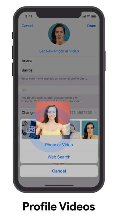آپدیت تلگرام با قابلیت ویدیو پروفایل ارایه شد