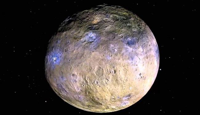 اقیانوسی از آب شور در سیارک سرس