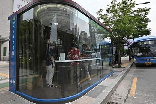 ببینید ؛ ایستگاه‌های هوشمند اتوبوس برای مقابله با کرونا