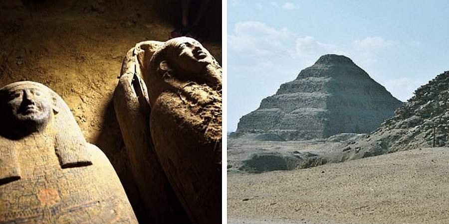 کشف تابوت های مومیایی دست نخورده در شهر مردگان مصر