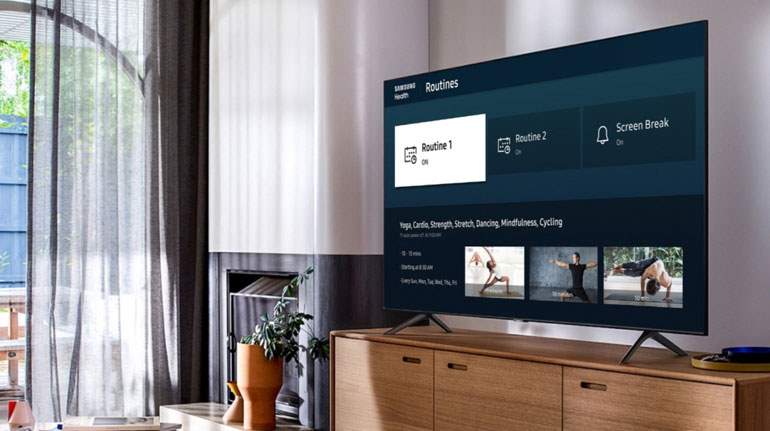 برنامه Samsung Health برای تلویزیون‌های هوشمند 2020 سامسونگ عرضه شد