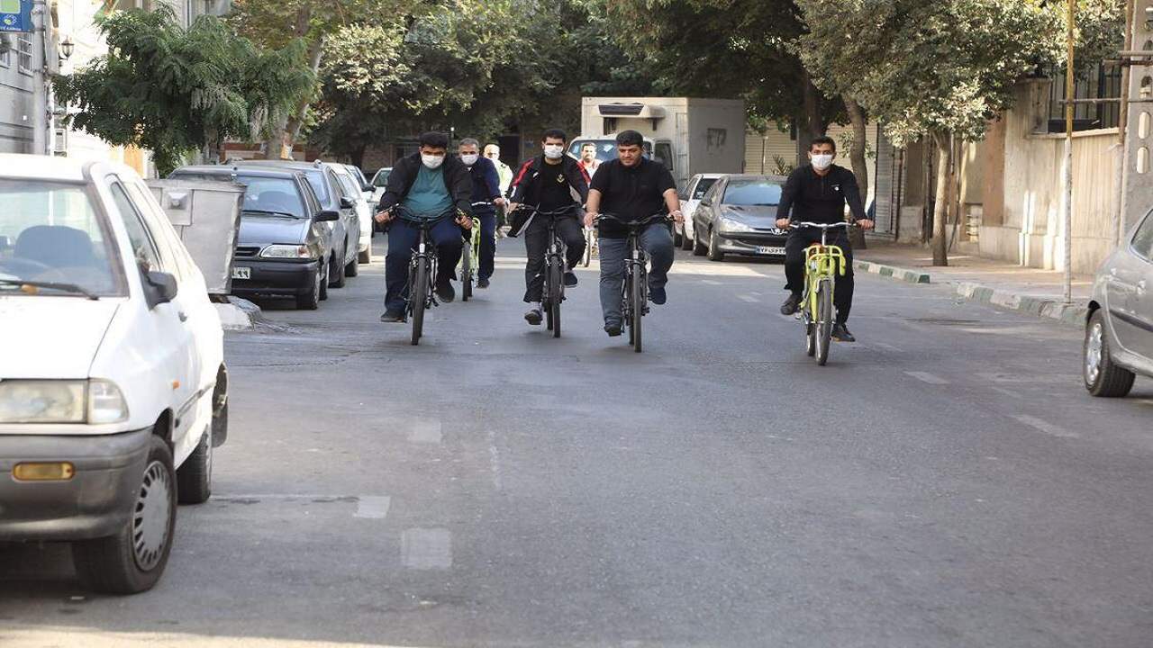 افتتاح 1300 متر مسیر دوچرخه سواری پایدار در منطقه 17