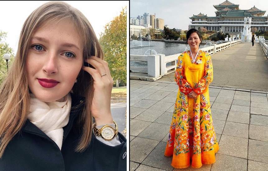 گشتی در پایتخت عجیب کره شمالی با النا دختر گردشگر روس