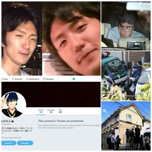 قاتل توییتری در ژاپن 9 نفر را مُثله کرد