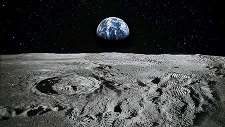 میلیارد‌ها قطعه سنگ از زهره در کره ماه