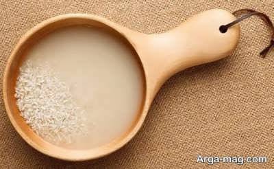 تقویت شدن مو با آب برنج