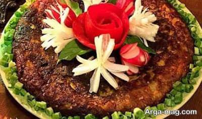 طرز تهیه کوکو گوشت اردبیل