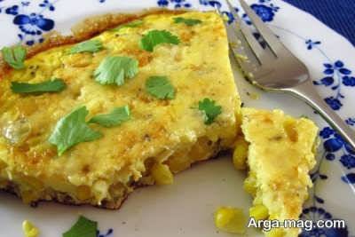 طرز تهیه کوکو ذرت