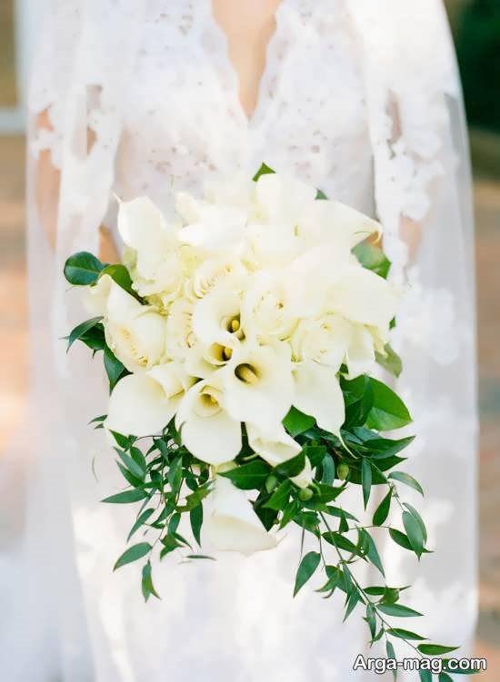 دسته گل لیلیوم برای مراسم عروسی