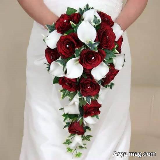 نمونه هایی بینظیر و جذاب از دسته گل عروس سوسن