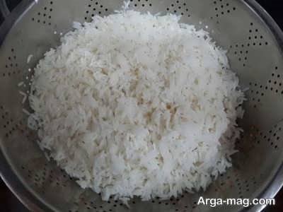 ابکش کردن برنج 