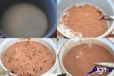 روش تهیه پاناکوتا شکلاتی در خانه 
