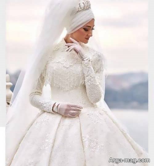 لباس عروس با حجاب