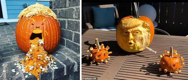 کدو تنبل هالووین دونالد ترامپ