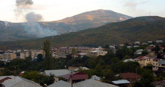 وزارت دفاع ارمنستان: آذربایجان به شهر شوشی در قره باغ تیراندازی کرد
