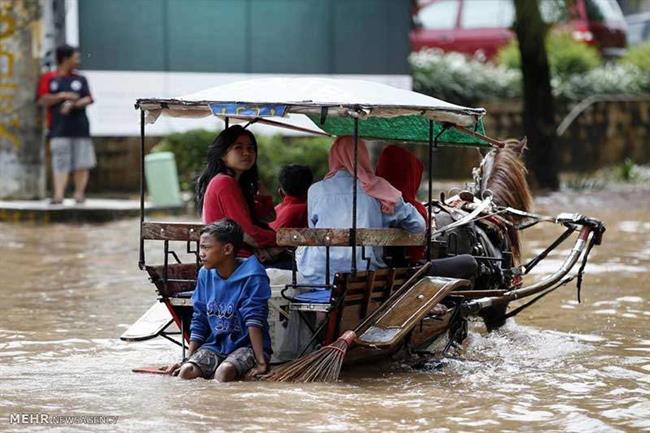 پایتخت اندونزی زیر آب