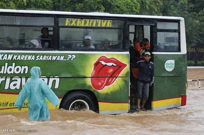 پایتخت اندونزی زیر آب