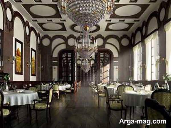 طراحی بی نظیر رستوران کلاسیک