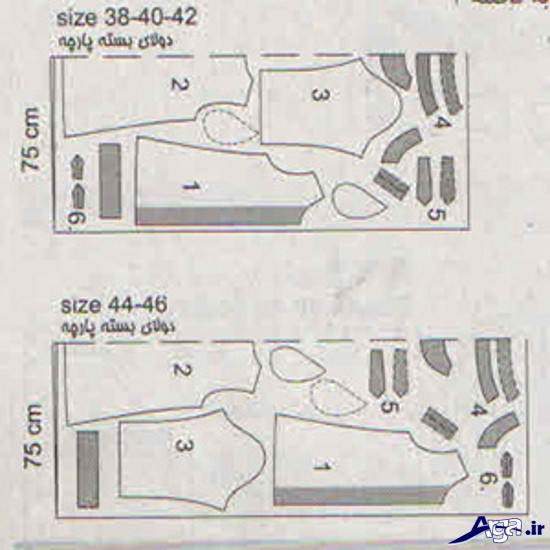 الگوی مانتوهای دخترانه