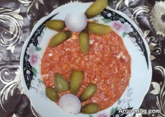 آموزش طرز تهیه و نحوه تزیینات املت