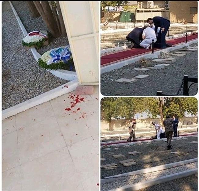 عکس: انفجاری خونین در یک قبرستان در «جده»
