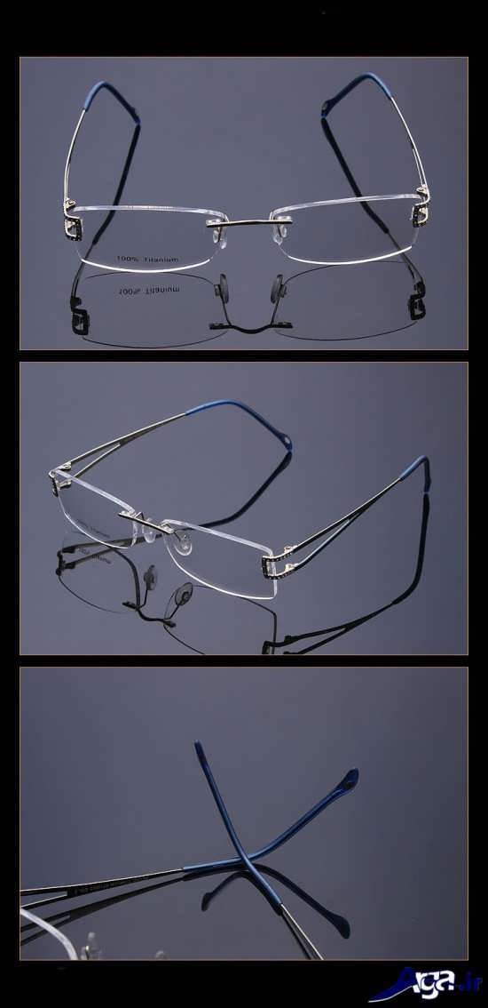 عینک طبی با دسته های رنگی 