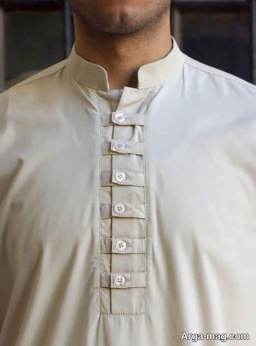 پیراهن زیبای مردانه با یقه دیپلمات