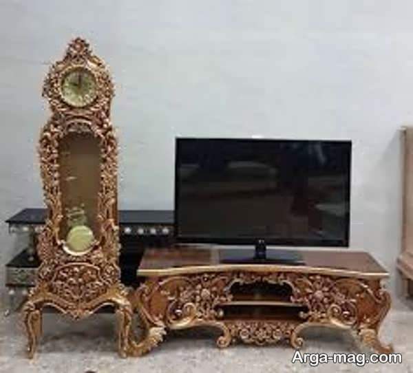 میز tv کلاسیک سلطنتی