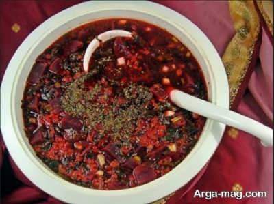 طرز تهیه آش لبو