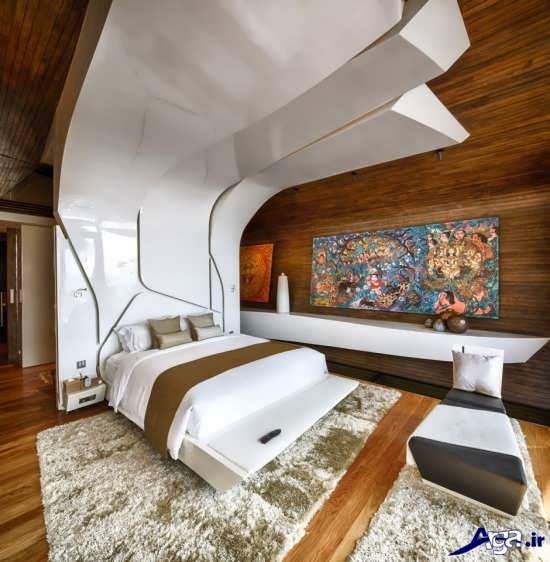 طرح کناف زیبا برای سقف اتاق خواب