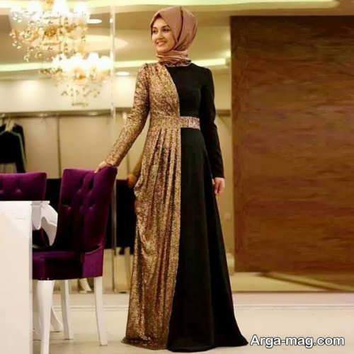 مدل خاص لباس مجلسی اسلامی 