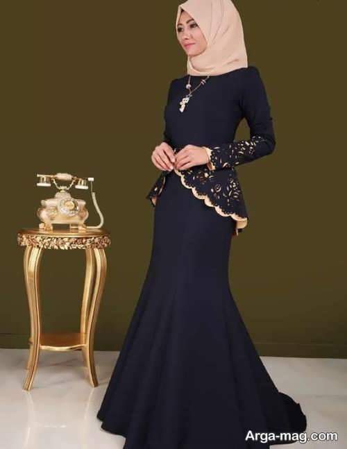 مدل دوست داشتنی لباس مجلسی اسلامی 