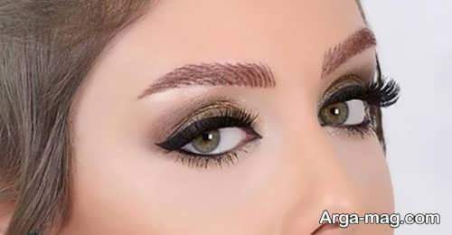 زیباترین مدل ابروی هاشور