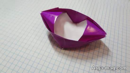 ساختن قایق کاغذی با اوریگامی