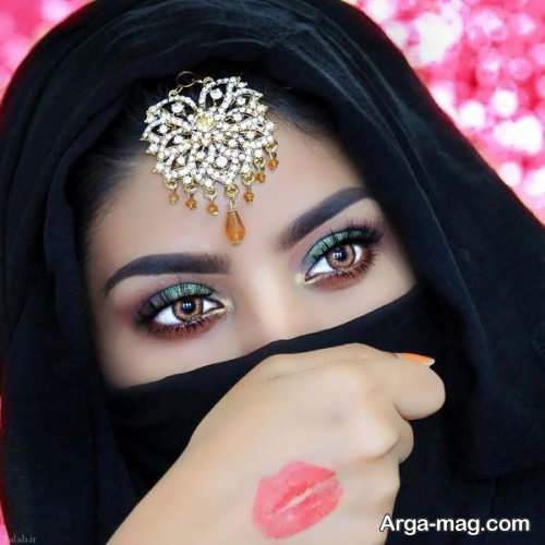 مدل آرایش چشم زنانه هندی
