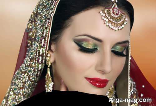 مدل زیبا و شیک آرایش چشم هندی