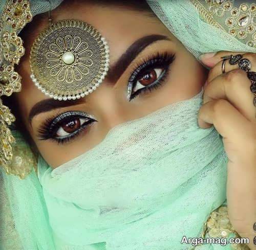 میکاپی زیبا از چشم هندی