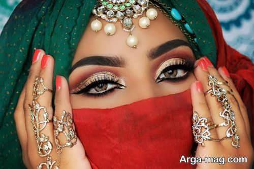 میکاپ چشم هندی دختران