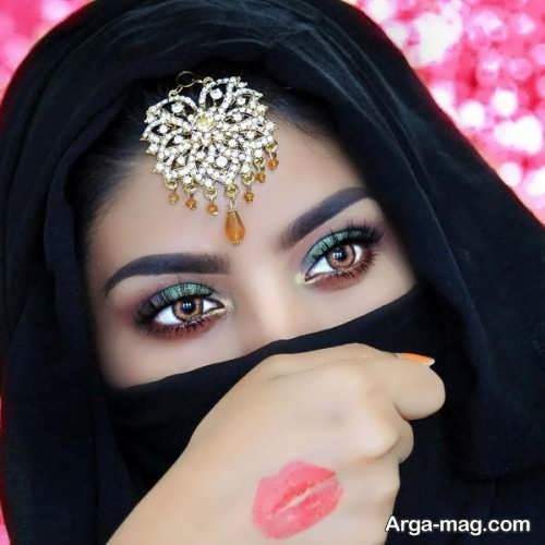 میکاپ چشم هندی دخترانه