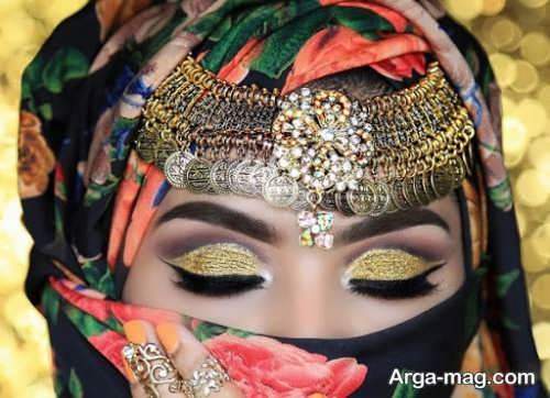 آرایش چشم هندی متفاوت