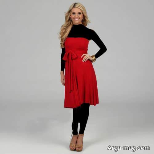 مدل سارافون قرمز زنانه
