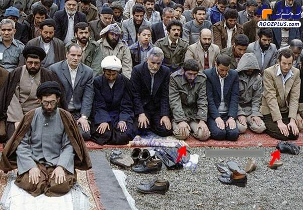 ادواردو آنیلی و سردار قاآنی در صف نماز جمعه +عکس
