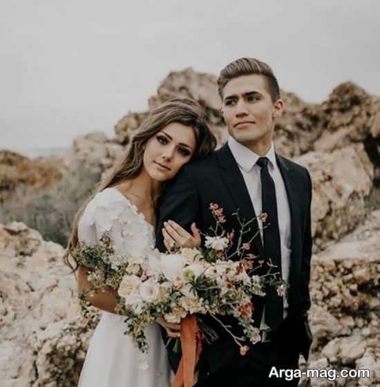 ژست عکسهای منحصر به فرد برای عروس و داماد