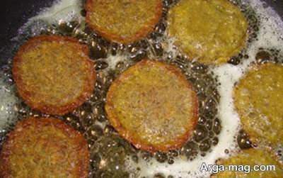 مراحل تهیه کتلت رژیمی