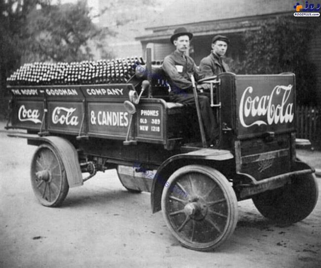 ماشین حمل نوشابه کوکا کولا در سال 1936 میلادی+عکس