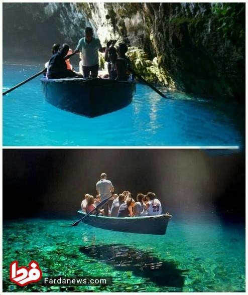 شفاف‌ترین آب در جهان؛ دریاچه ملیسانی در یونان