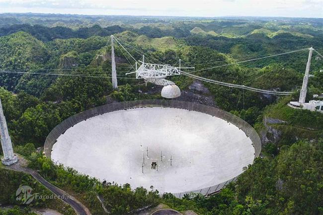تخریب دومین تلسکوپ رادیویی بزرگ جهان
