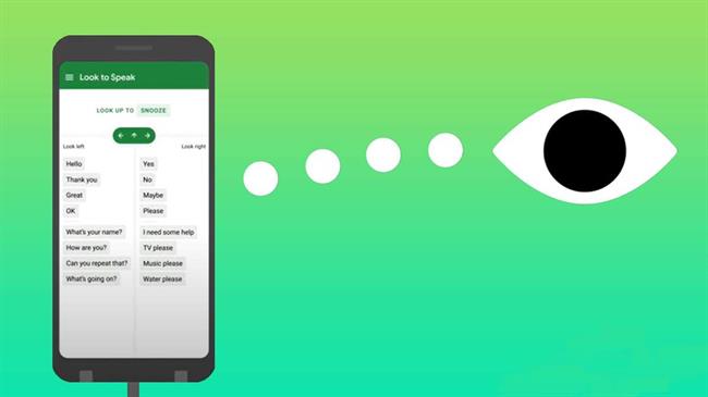 قابلیت سخنگویی چشمی در اندروید