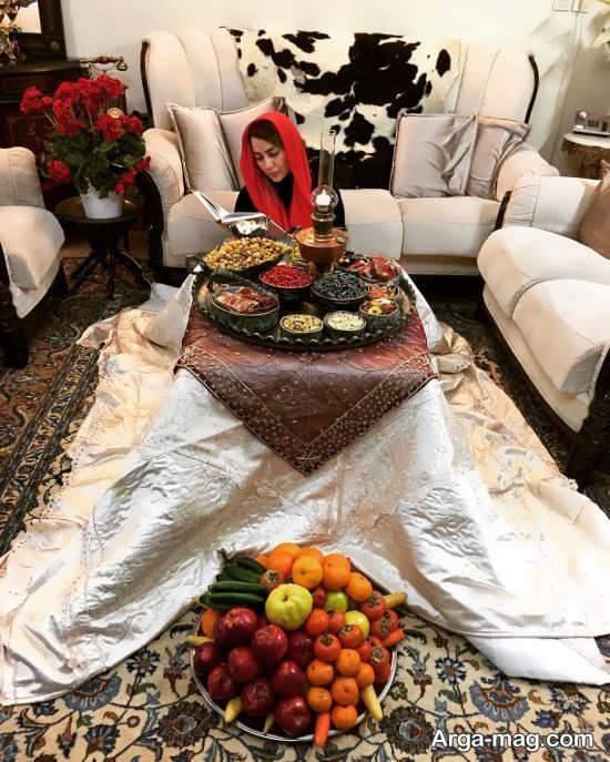 سفره شب یلدا سنتی